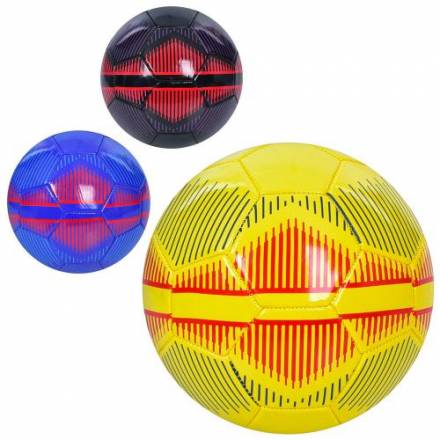 М'яч футбольний EN 3326 (30шт) розмір 5, ПВХ, 1,8мм, 340-360г, 3 види, у кул. - 1