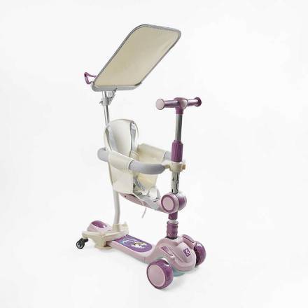 Самокат 5в1 "Skyper" FJ-33822 колеса PU125х40мм зі світлом - 1