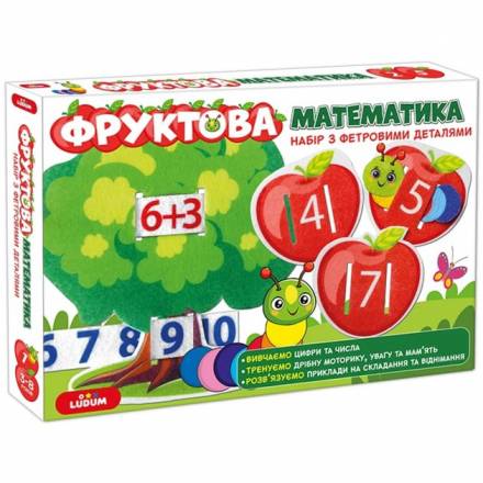 Розвиваюча гра 2в1 Фруктова математика ME5032-15 - 1