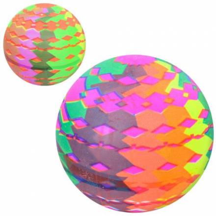 М'яч дитячий MS 3813 (240шт) 9 дюймів, веселка, ПВХ, 57-63г, мікс кольорів, упаковка 10шт в пакеті - 1