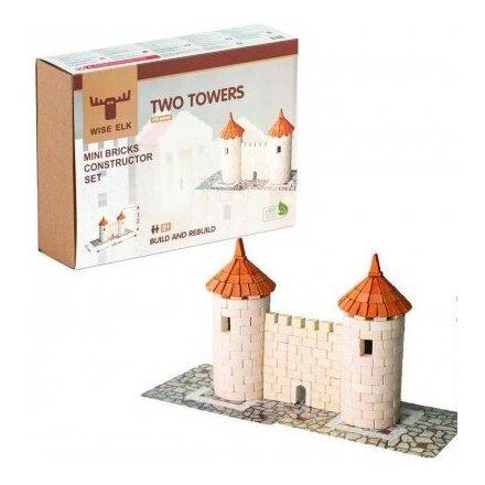 Іграшка-конструктор з міні-цеглинок "Дві вежі", серія "Старе місто", артикул 70224 - 1