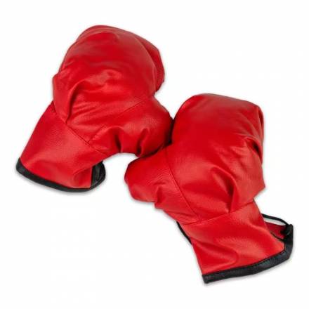 Боксерські рукавички NEW Strateg червоно-чорні (2077) - 1