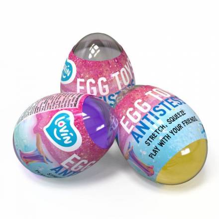 Іграшка-антистрес Egg Toys Neon ТМ Lovin (30шт)/80133 - 1