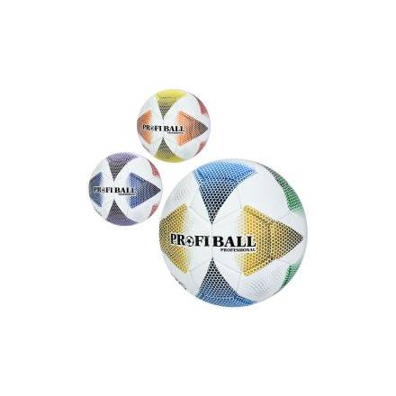 М'яч футбольний 2500-306 (30шт) розмір 5,  ПУ1, ручна робота, 32 панелі, 410-430г, 3 кольори, в паке - 1