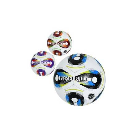 М'яч футбольний 2500-303 (30шт) розмір 5,  ПУ1, ручна робота, 32 панелі, 410-430г, 3 кольори, в паке - 1