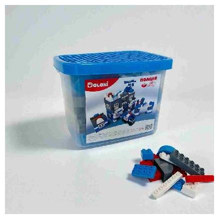 Конструктор "ПОЛІЦІ" 231 детал. 013888/02 в пластик. боксі - 1