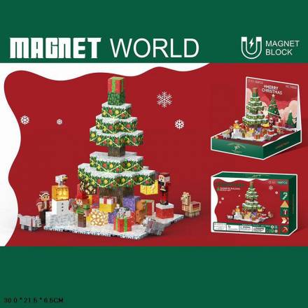 Конструктор магніт. арт. T9926 (6шт/2) My world   короб. 30*21,5*6,5см - 1