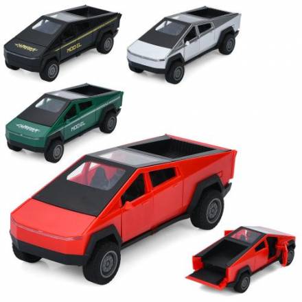 Машина 555-4-5  інерц, 14см, гумові колеса, 2 види/мікс кольорів, у пакеті, 11-15-5,5см - 1