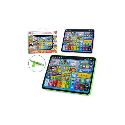 Планшет 35847 (36шт) 21,5-15,5см, навчальний (алфавит, тварини,муз.інструменти, фігури, кольори,цифр - 1