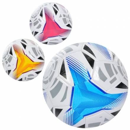М'яч футбольний MS 3570 (30шт) розмiр 5, EVA, 300-310г, 3кольори, в кульку - 1