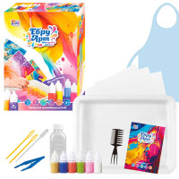 Ебру арт 62742 (12) "4FUN Game Club", 6 пігментів, концентрат 50 мл, акварельний папір, інструмен