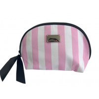 Косметичка рожевобіла (24*16)см №815