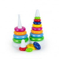 Іграшка дитяча "Піраміда Веселка 3" арт. 1820 Бамсик
