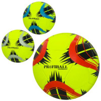 М'яч футбольний 2500-243 (30 шт) розмір 5, ПУ1, 4мм, ручна робота, 32 панелі, 420-440г, 3 кольори, у