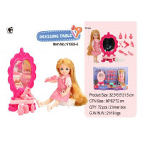 Лялька 14см 91028-E з набором аксес.кор.32,5*6,5*21,5 /72/