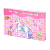 Косметика Косметика LD6330C (48шт) єдиноріг, тіні, помада 3шт, пензлики, браслет, дзеркало, в кор-ці