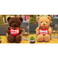 М`яка іграшка M 18097 (200) 2 види, “Ведмедик”, висота 22см, сердечко, сидяча, пластикові очі