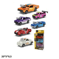 Набір модельок 3шт. 0783-403 метал.інерц.відкр.двері кор.20*5*9,5 /192/