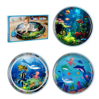 Килимок для немовляти PP01 (30шт) водяний килимок, надувний, 92,5см, насос, в кор-ці, 32-19-3см