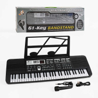 Синтезатор MQ 6100 Штрихкод=97060 (36) працює від мережі та батарейок, LED-дисплей, 61 клавіша, звук