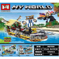 КОНСТРУКТОР MINECRAFT MG1100 (724 ДЕТАЛЕЙ)