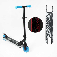 Самокат 2-х колісний BestScooter X3-39901 (4) колеса PU 120мм, рама зі світлом, кермо складне, в кор