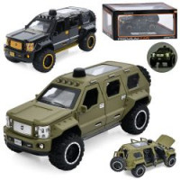 Джип AP-1842 (12шт) АвтоСвіт,1:24, метал, інерц, 20см, відчиняються двері/капот/багажник, гумові кол