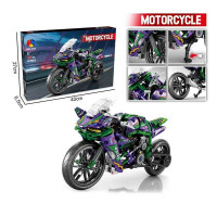 Конструктор MB 026 (36/2) “Мотоцикл”, 456 елементів, гумові шини, в коробці