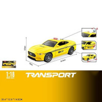Машина TAXI арт.WY1162D (36шт/2) батар.свiтло,звук,короб.28,4*12*14,5см