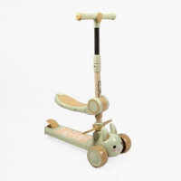 Самокат триколісний з сидінням "Skyper" QF-34/1564 (6) колеса PU 125х40мм зі світлом, музика та підс