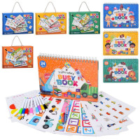 Бізікнига 88995-7-9-89000 (англ), 278х198мм, 24сторінки, картинки на липучках, прописи, м