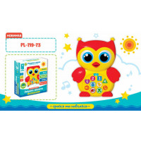 Муз розв. тварина "Розумне Совеня" арт. PL-719-73 (60шт/2)бат., укр.озвучка, муз, вірші, фрази,/розм