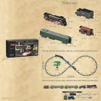 Залізниця 605 B (5) вагонів довжиною 104 см, дорога 93х216 см