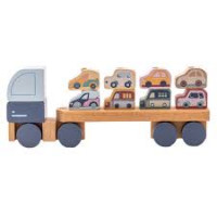 Тягач з машинками LM-15/Truck with cars LM-15,15924