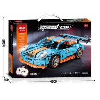 Конструктор на радіокеруванні 8709 (24) “Автомобіль”, 305 елементів, пульт 2.4 GHz, в коробці