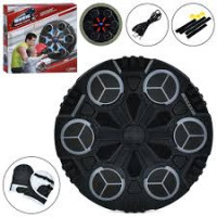 Боксерський набір MS 4645 (6шт) тренажер-мішень, боксерський автомат, настінний боксерський тренажер