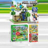 Магнітний конструктор RDF 995 (144) 35 елементів, 2 фігурки героїв, довжина ребра кубика 2 см, в кор