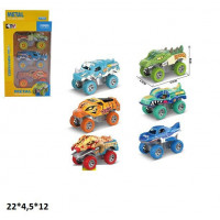 Набір модельок 3шт. 0783-436 тварини метал.інерц.кор.22*4,5*12 /192/