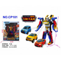 Робот арт. CP101 (48шт/2)   перетворюється у 3 машинки,у короб. 28*10,5*22см