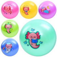 М'яч дитячий MS 3736 (120шт) 9 дюймів, малюнок, 60г, 6видів/6 кольорів