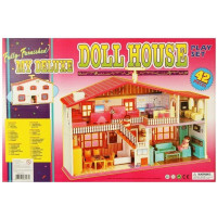 Кукольный дом 987 с куклами,мебелью распак.кор.50*17*34 ш.к./12/