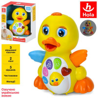 Качка 808 UA (12шт) Невгамовне Кряченя, 17см, музика-звук(УКР), 2 пісні, 5віршиків, 3 віршовані каза
