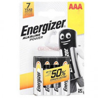 Батарейка Energizer Alkaline Power LR03 1x4 шт.