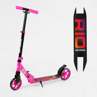 Самокат двоколісний "Best Scooter" R 21071 (4) колеса PU 145мм, передній амортизатор, алюмінієве гал