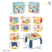 Розвиваючий столик 25888E багатофункц.батар.муз.світ.кор.34,5*11,7*32 /24/