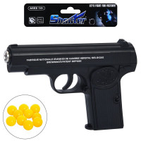 Пістолет P17S-3 (48шт) 16см, пластикові кулі, у пакеті, 18-22-3см
