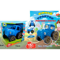 Трактор BZ97-1B (36шт) СТ, 14см, музика (укр), пісні, світло, 2 режими гучності, мотузка, на бат(таб