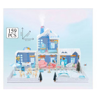 Ляльковий будинок 668-87A з ляльками,меблями,батар.світ.дим.кор.60,8*7,5*38,5 /8/