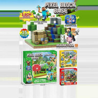 Магнітний конструктор RDF 1060 (144) 35 деталей, ребро кубика: 2,5 см, в коробці, ВИДАЄТЬСЯ МІКС ВИД