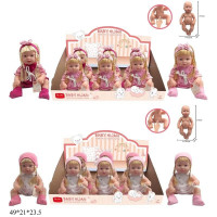 Лялька 33см QH3023-8/10 муз.2в.2кол.6шт.в кор.49*21*23,5 /12/72/